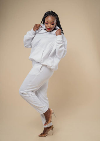 The Naomi Hooded Zipper Lux Suit | On Point by T