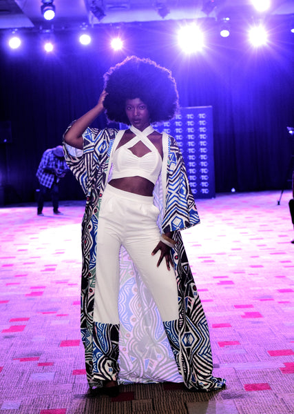 OPT| Patterned Harmony Kimono Set OPT